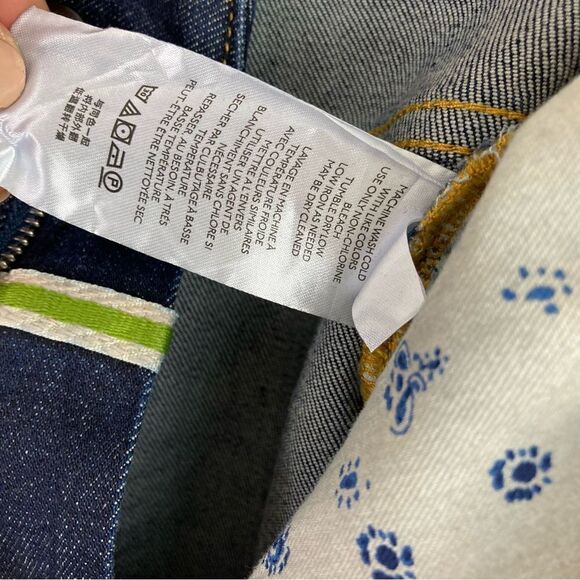 ANTHROPOLOGIE denim | Pilcro The Split Straight Jeans | size 25 | Dark Wash |NWT - Picture 8 of 11